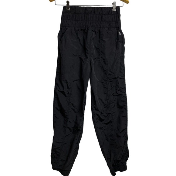 Free People Pants - Free People Movement The Way Home Jogger Pants Small Womens Black Athletic *Flaw